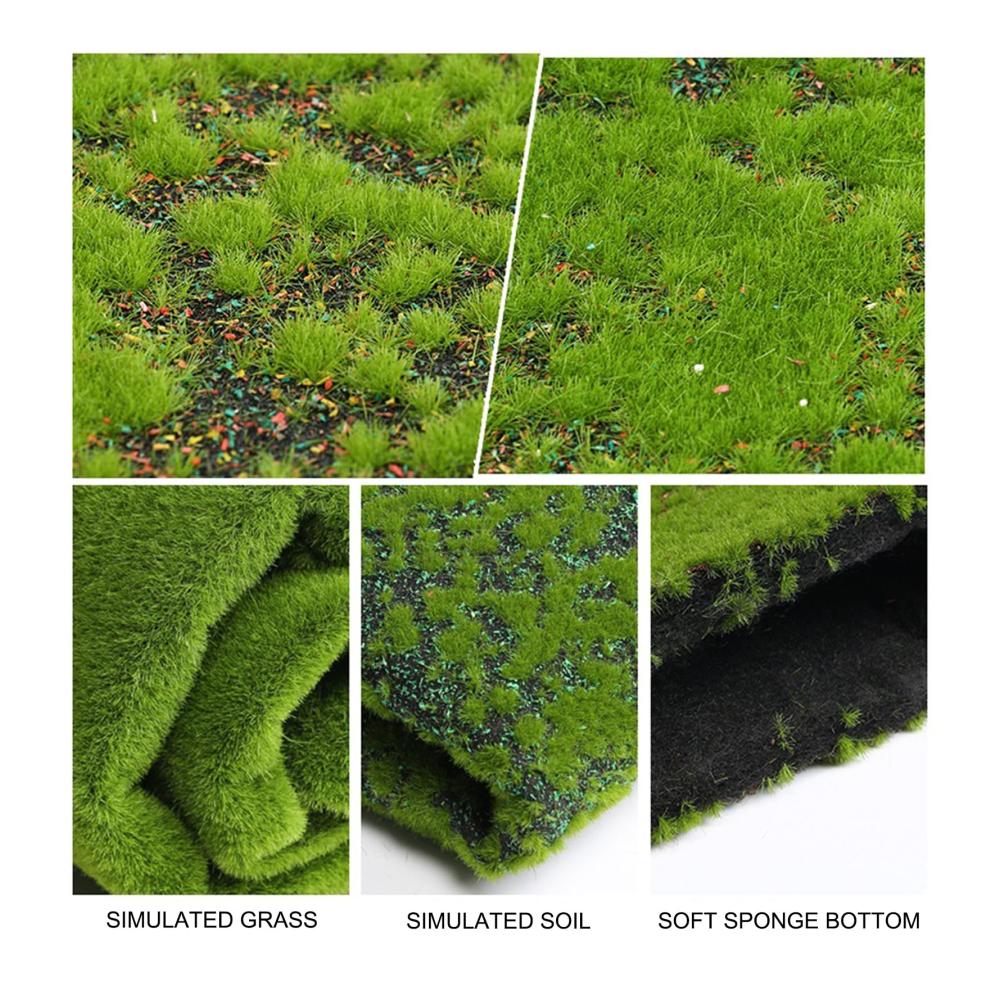 Entdecken Sie die Magie der Natur Künstlicher Grüner Rasen und Simulationsmoosgras für eine lebendige Wandgestaltung in Hochzeiten Hotels und Zuhause – 39.4 x 78.7 Zoll (Style5