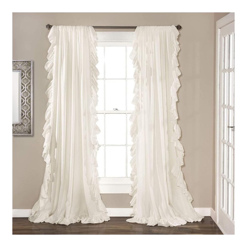 Exklusive Eleganz Schiebevorhänge Wohnzimmer 1er Set 150x160cm - Verdunklung & Stilvolles Design für Fenster - Lärmschutz und Privatsphäre - Blickdichter Dekoschal mit Rod Pocket - Perfekt für Schlafzimmer und mehr