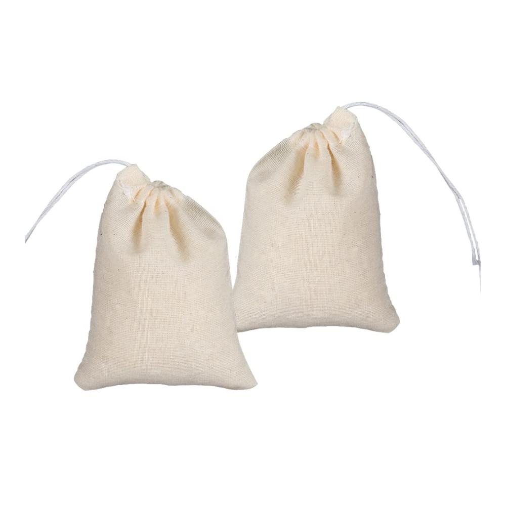 50 Stk. Baumwollbeutel mit Kordelzug | Vielseitige Verpackungen aus Baumwolle | Zuziehbeutel für Geschenke Schmuck und mehr | Nachhaltige Geschenkverpackung | Csirnto Baumwollsäckchen