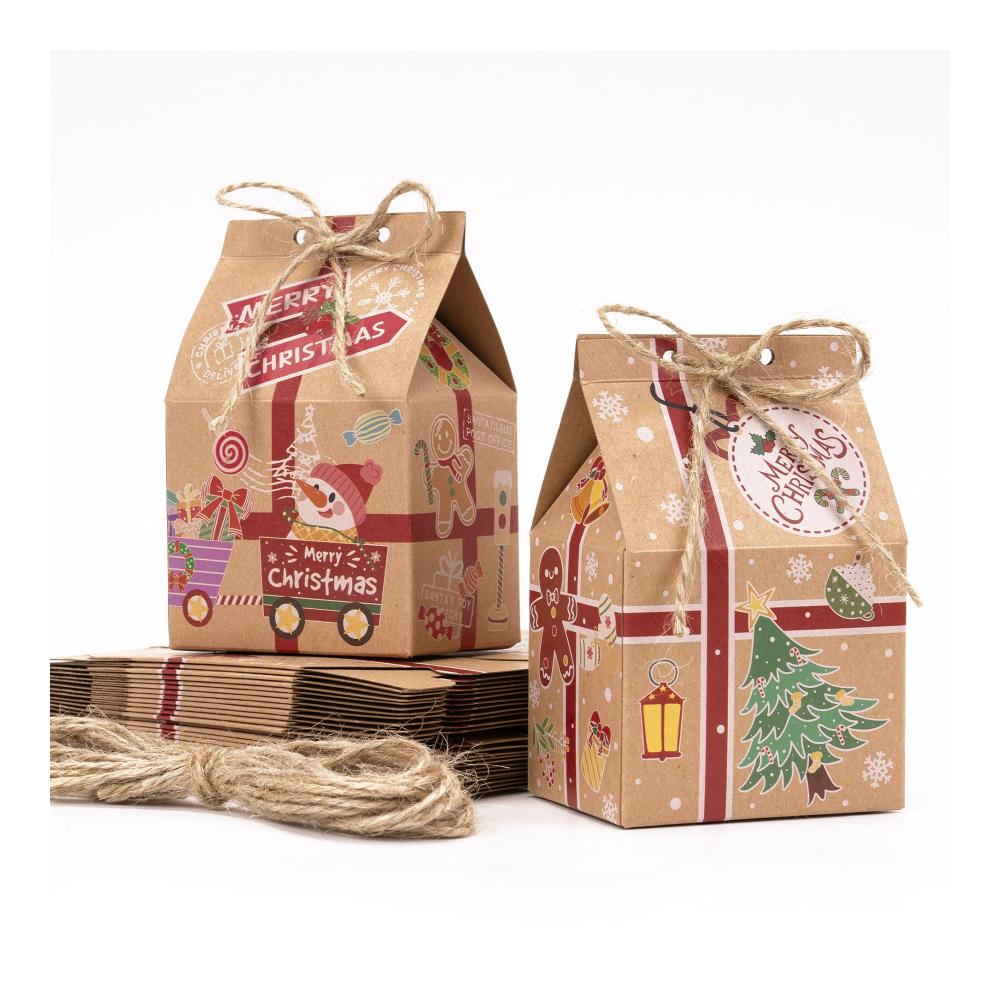 Weihnachtliche Keksdosen für Süßigkeiten & Gebäck 26-teiliges Set - Niedliche Lebensmittelaufbewahrungsgeschenkboxen mit Weihnachtsmotiven - Ideal für Bonbons Kekse Popcorn - 165x145x4cm