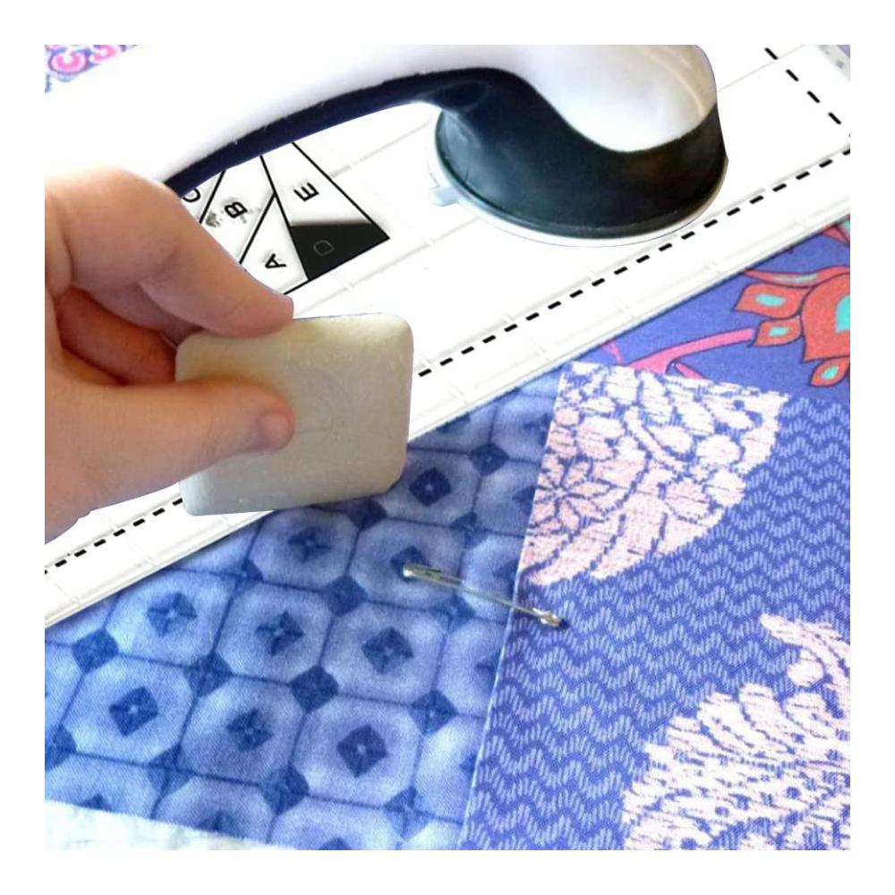 Präzisions-Linealset für Schneider & Quilter - 5-teiliges Patchwork Nählinealset aus Acryl inkl. Rollschneider - Perfekt zum Abmessen Schneiden & Quilten - Ideale Werkzeuge für Handwerker