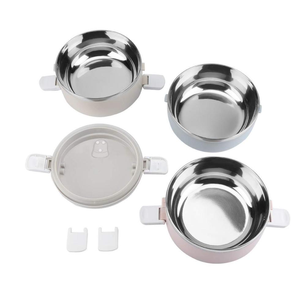 Halten Sie Ihr Essen unterwegs warm! Tragbare Edelstahl-Thermos-Lebensmittelbehälter mit Belüftungsloch 2100 ml Kapazität für frische Mahlzeiten. Perfekte Thermobehälter für Essen