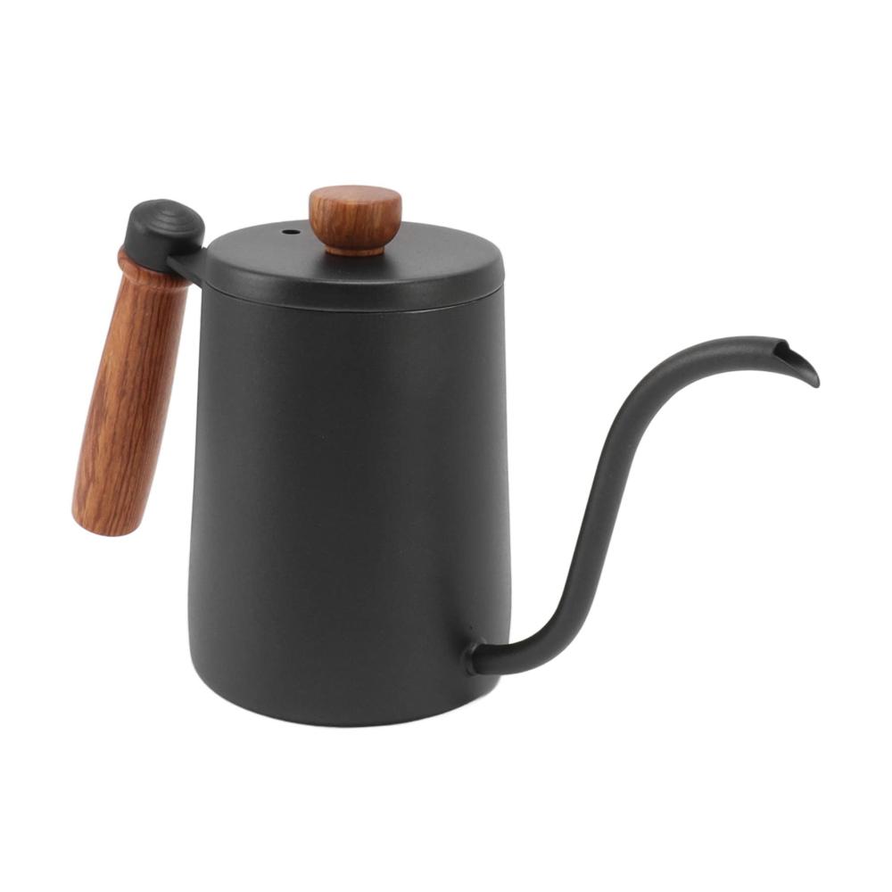 Genießen Sie perfekt gebrühten Kaffee - Edelstahl-Kaffeekessel mit Schwanenhalsauslauf für präzises Übergießen - Ideal für Kaffeemaschinen - 570 ml Kapazität