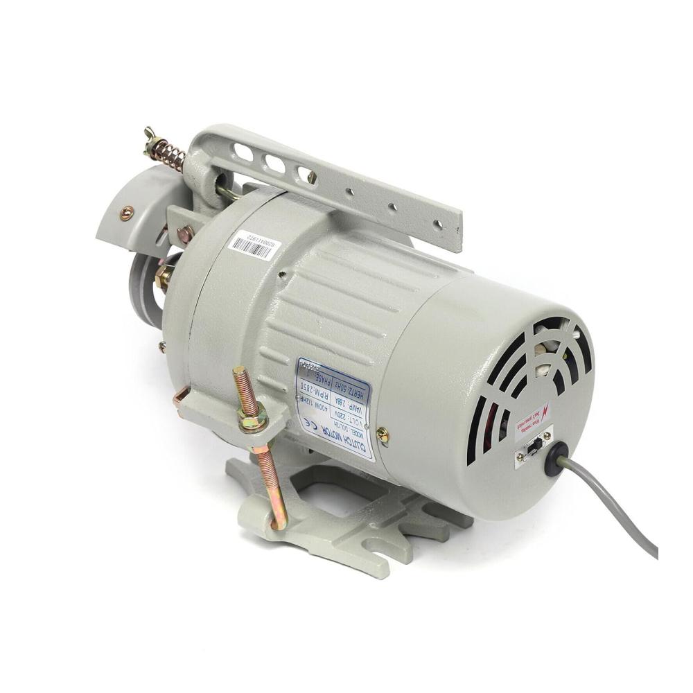 Entdecken Sie Präzision mit unseren Nähmaschinenaufsätzen - Kupplungsmotor Einphasig 250W/400W. Perfekt für Industrienähmaschinen und Vintage-Anwendungen. Leistungsstark mit 2850U/min bei 220V (400W). Machen Sie Nähen eff