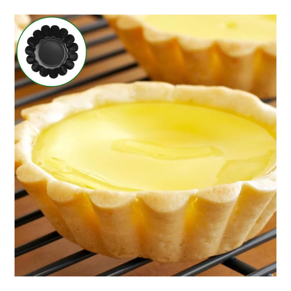 Backen Sie im Stil 16er Set Muffinbackformen für Mini-Kuchen Törtchen Muffins & Quiches. Praktische Ei-Torte-Formen in Schwarz für vielseitiges Backvergnügen. Perfekt für kleine Leckereien