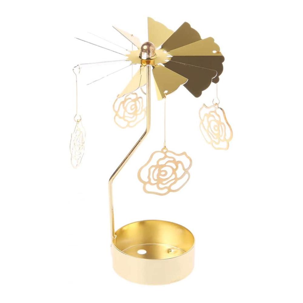 Europäischer Stil Teelichthalter Karussell Kreative Hochzeitsdeko & Geschenkidee – Standlicht & Kerzentablett für stilvolle Ornamente