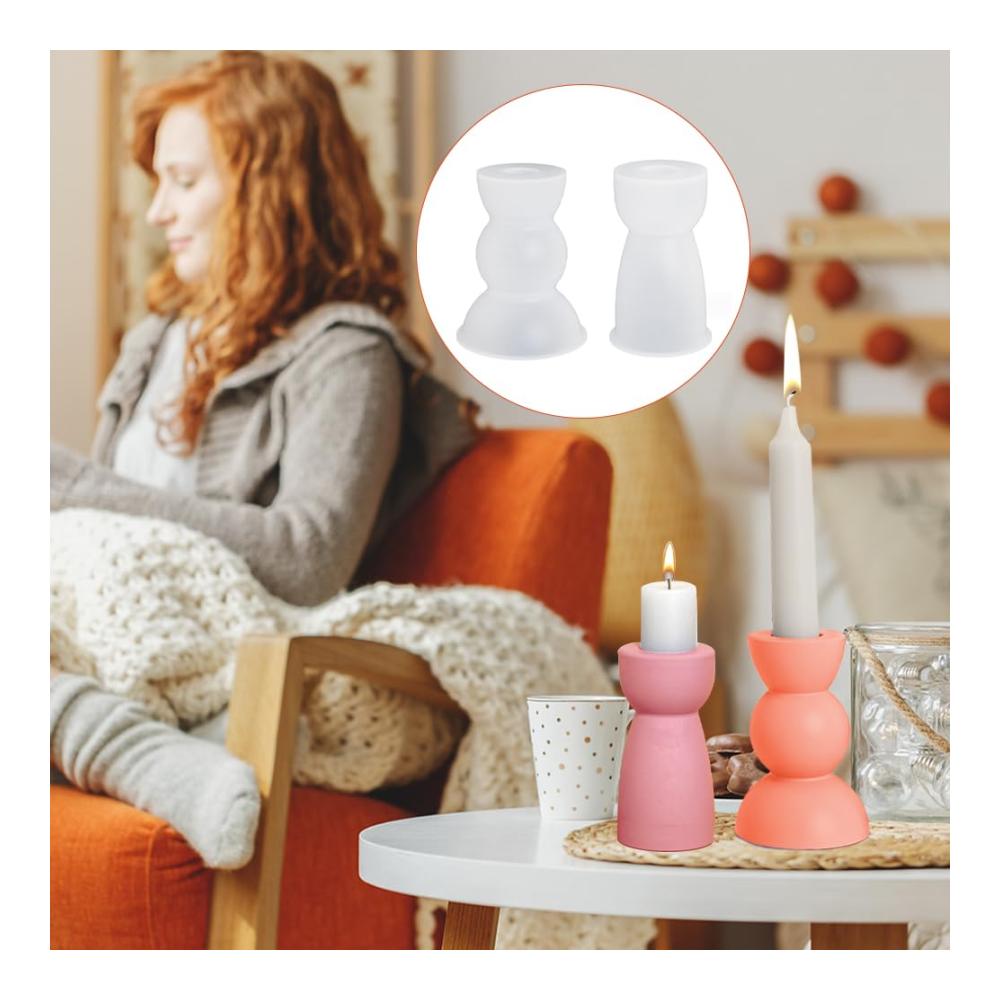 Entdecken Sie kreative Vielfalt mit unseren hochwertigen Silikon-Gießformen für Kerzenhalter! 2er-Set inklusive Blattgold-Pailletten für DIY-Meisterwerke. Perfekt für Kerzenständer Tablett und Möbeldekoration. Gestalten Sie stilvolle Unikate für ein einzigartiges Neujahrsgeschenk