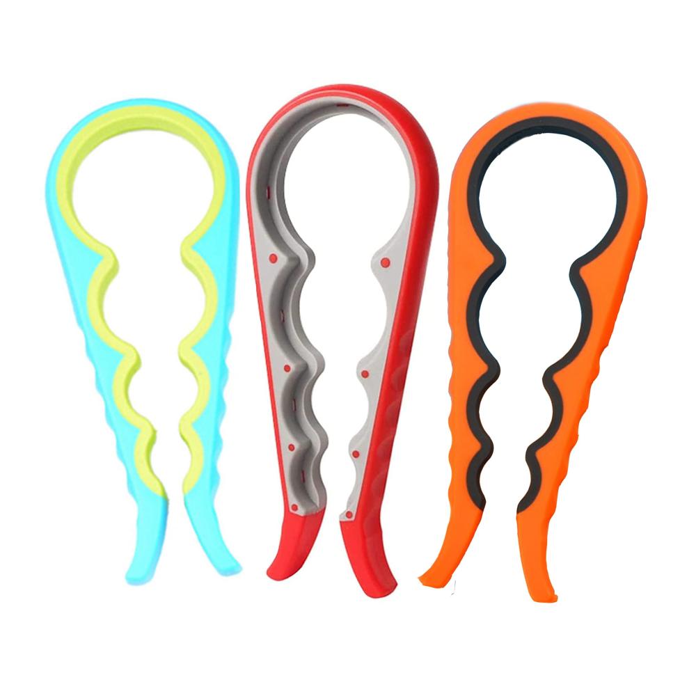 4-in-1 Dosen- & Deckelöffner Set | Einfache Handhabung für Schwache Hände Senioren & Arthritis | Manueller Flaschen- Glas- & Dosenöffner | Multifunktionaler Küchenhelfer | 3er Pack