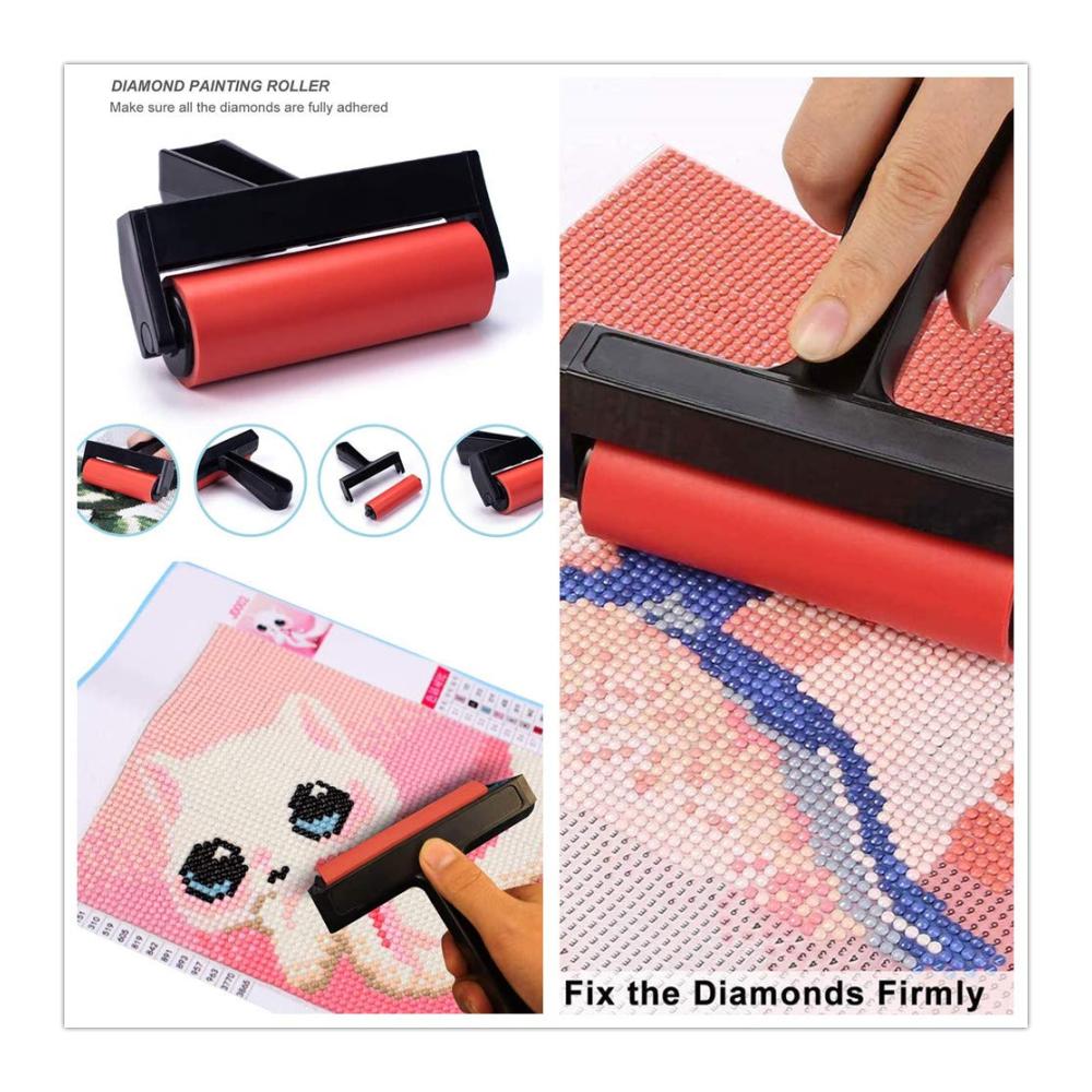 Professionelles 24-teiliges Werkzeugset für 5D Diamantmalerei | Inklusive Malwalze Sortierbox Pinzette & Stichstift | Ideales Zubehör für Kunsthandwerk & DIY-Pro