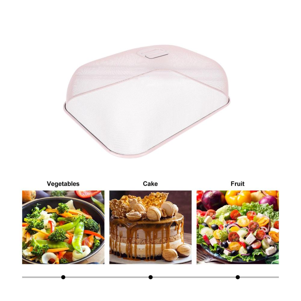 Schutz für Lebensmittel im Freien – (185 x 134 x 68 Zoll) Netz- & Fliegenhauben-Set – Praktische Abdeckungen für draußen – Ideal für Picknicks und Partys