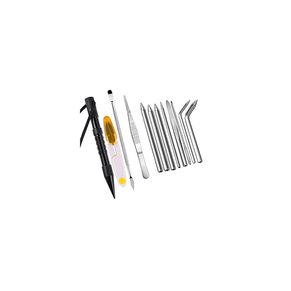 Hochwertige Nähnadeln aus rostfreiem Stahl - Set mit 12 Stück für Näharbeiten Reparaturen und Bastelprojekte - Präzise und langlebig - Ideal für Paracord und