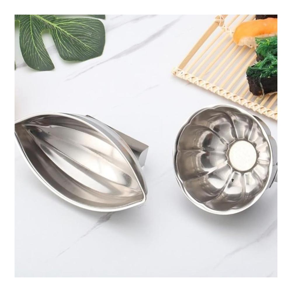 Premium Sushiteller Set – Exquisite Bootsförmige Teller für die Japanische Küche – Hochwertige Porzellan Teller für Sushi Sashimi und Mehr – 4er Set