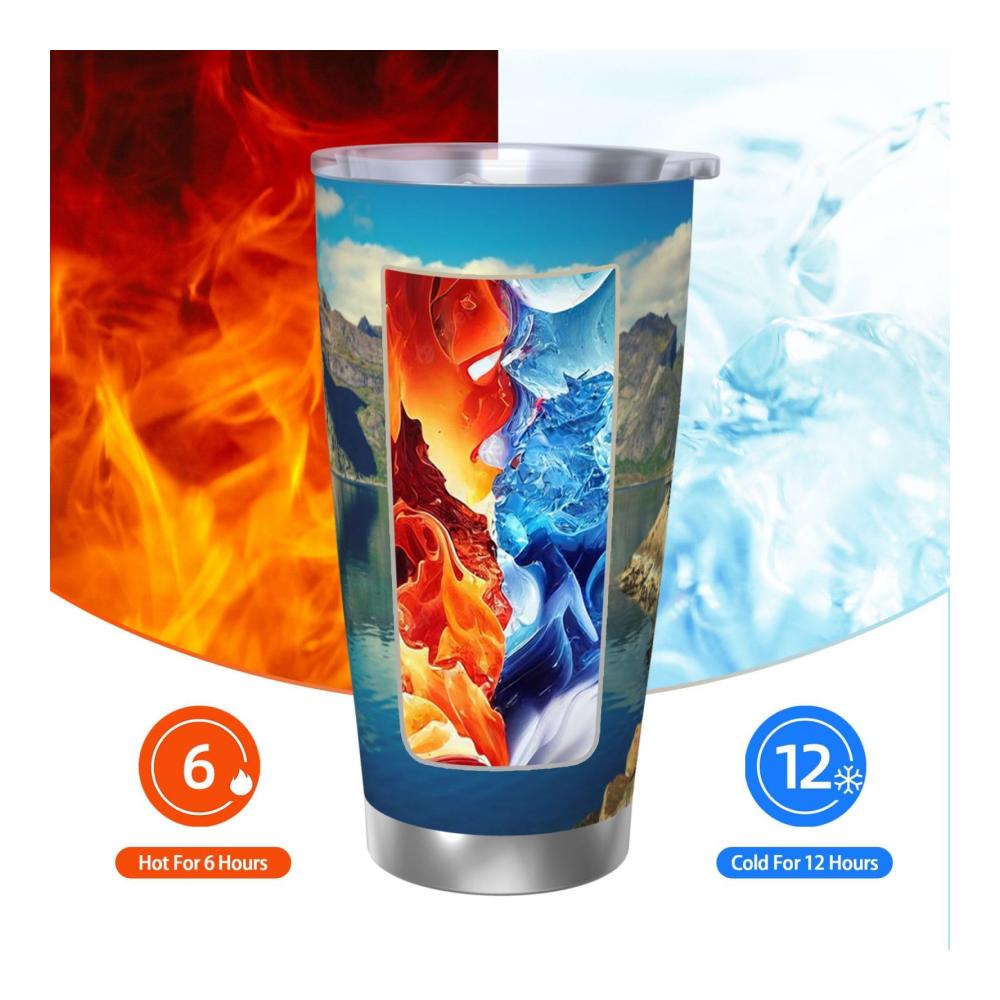 Entdecke die House by The 20oz Isolierte Edelstahl Thermoskanne für heiße und kalte Getränke – Perfekt für unterwegs! Wiederverwendbarer Becher mit Deckel und Strohhalm für alle gängigen Auto-Becherhalter – Genieße deine Lieblingsgetr