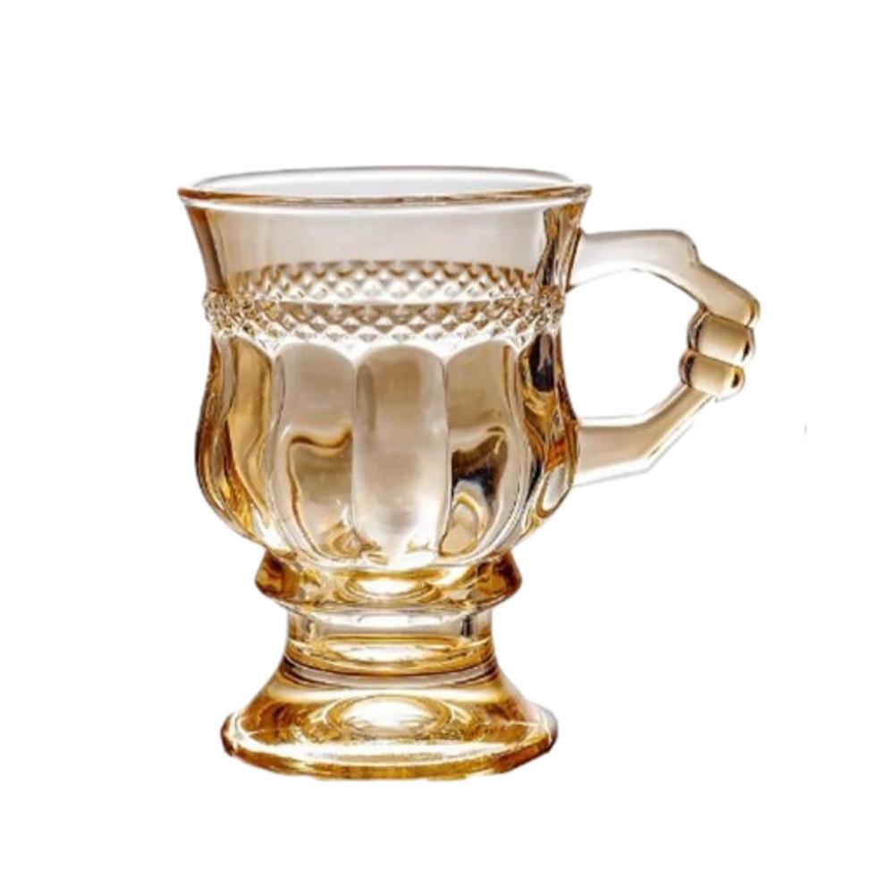 6 Stück Rotweingläser 300 ml Kristallglas Vintage Weingläser - Klassische Eleganz für besondere Anlässe - Handgefertigte Qualität - Ideal für Weinliebhaber und Geschenke