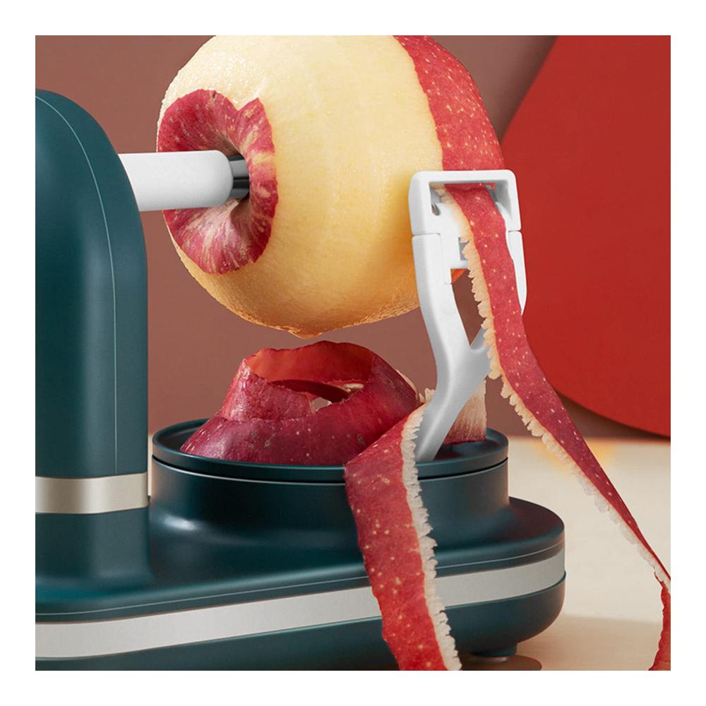 Entdecken Sie müheloses Schälen! Apfelschäler-Handkurbel für die Küche. Robustes Edelstahl-Design für schnelles und einfaches Schälen von Obst. Praktisch und l