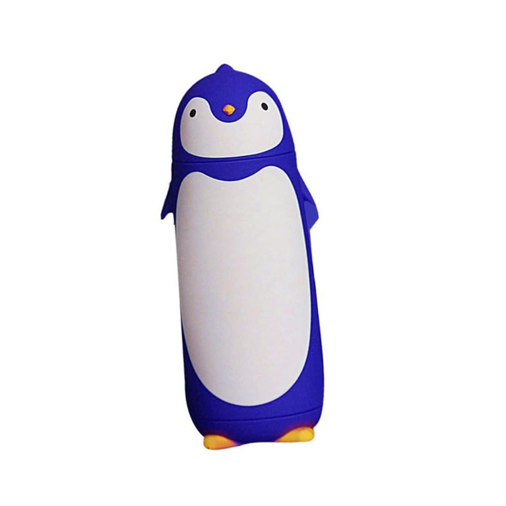 Isolierte Thermosflasche 300ml im niedlichen Pinguin-Design | Tragbarer Wasserbecher für Büro und Outdoor | Tee-Flasche | Hält Getränke warm/kalt | Ideales Geschenk