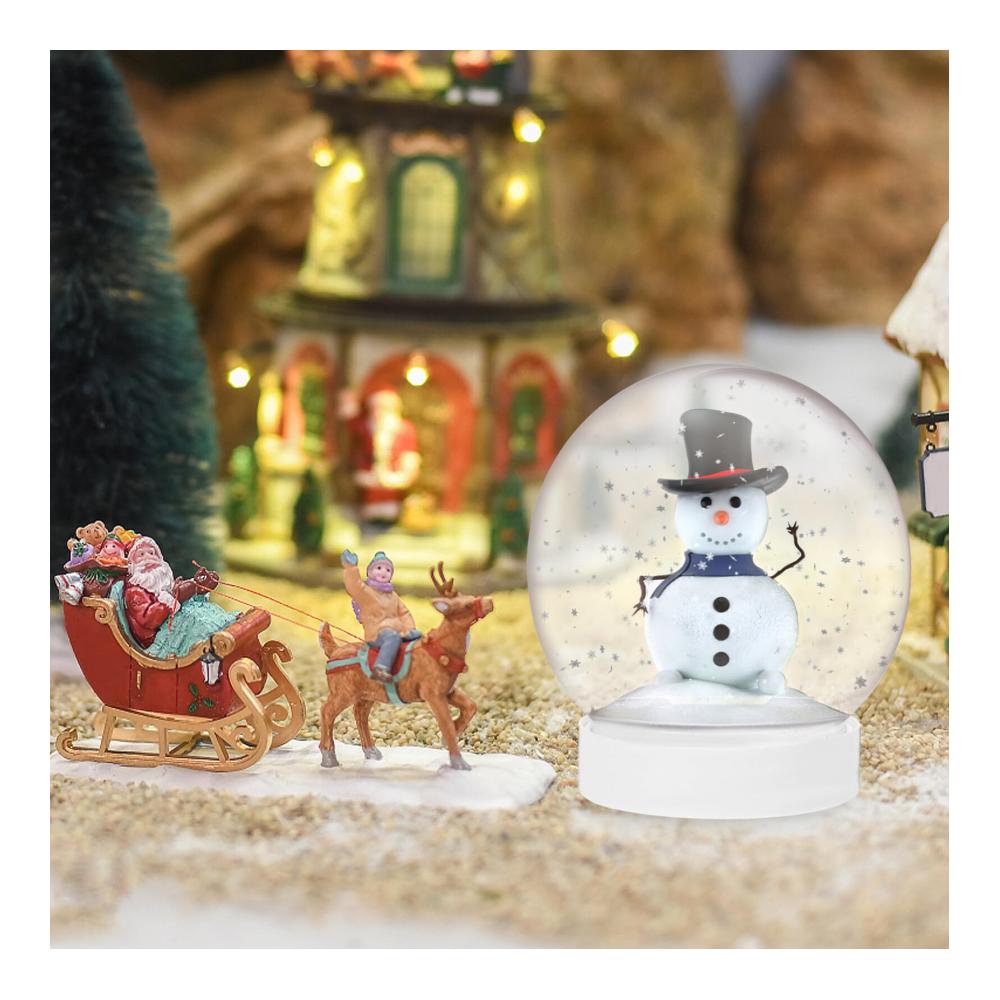 Entdecke die Magie der Feiertage 10 DIY Weihnachts-Schneekugeln | Durchsichtige Kunststoff-Kugeln mit abschraubbarem Verschluss | Perfekt für kreative Bastelprojekte und festliche Dekorationen | 270 ml