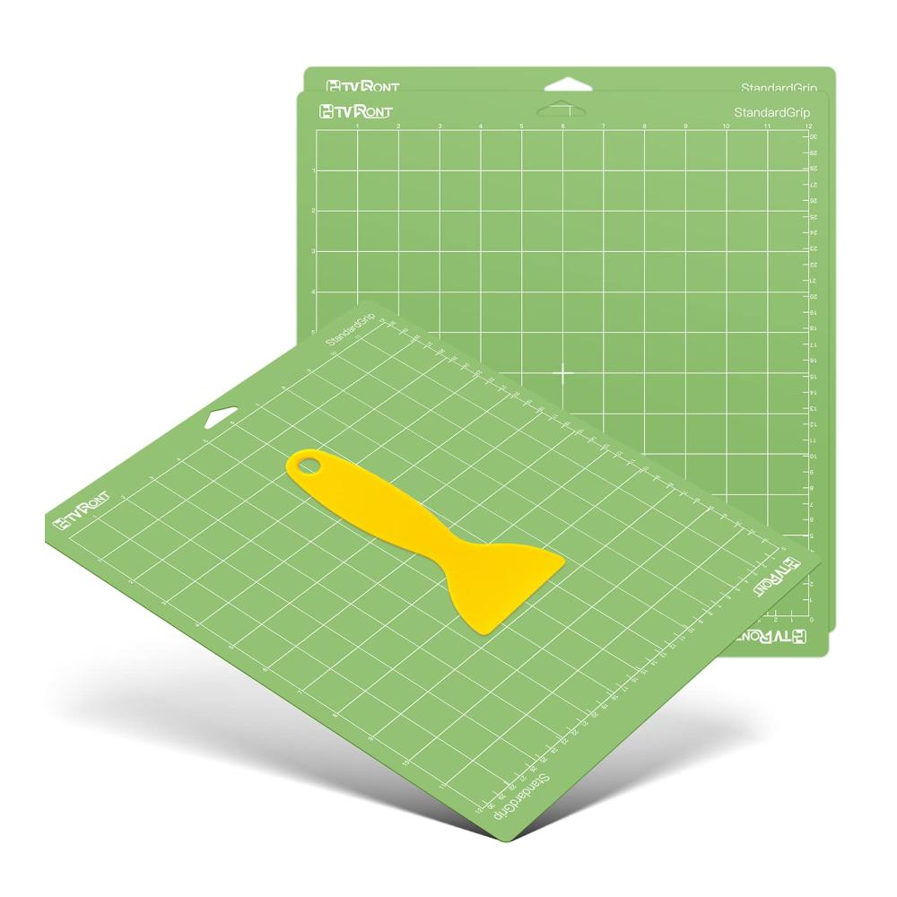 Schneidematten Set für Cricut Explore Air 2/Air/One/Maker - 3er Pack 12x12 Zoll Klebeklebrige Ersatzmatten - Premium Qualität und Langlebigkeit für Präzise