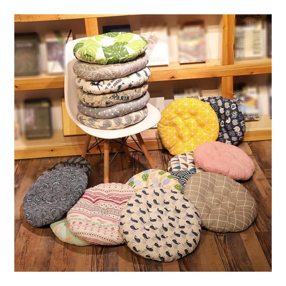 4er Set Stuhlkissen Sitzpolster rutschfest für Esszimmerstühle und Gartenmöbel - Extra groß - Indoor & Outdoor - 40x40 cm