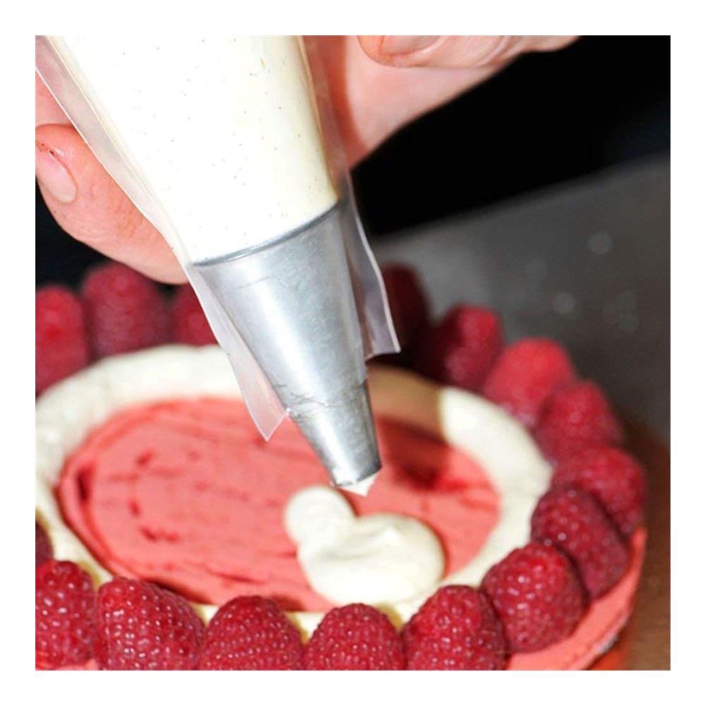 Professionelle Einweg-Spritzbeutel auf Rolle - 50 Stück verdickte 305 cm - Ideal für Kuchendekoration Cupcakes Desserts & Backen - Leicht zu handhaben & hygienisch