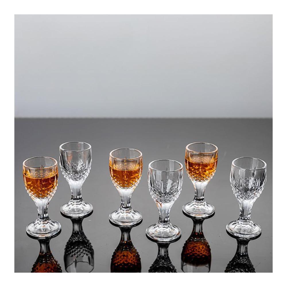 Entdecken Sie die Eleganz 6er-Pack 04 Unzen/10 ml Schnapsgläser - Perfekt für Baijiu Sake und mehr! Stilvolle chinesische Gläser für Tequila und Vodka. Ideales Geschen
