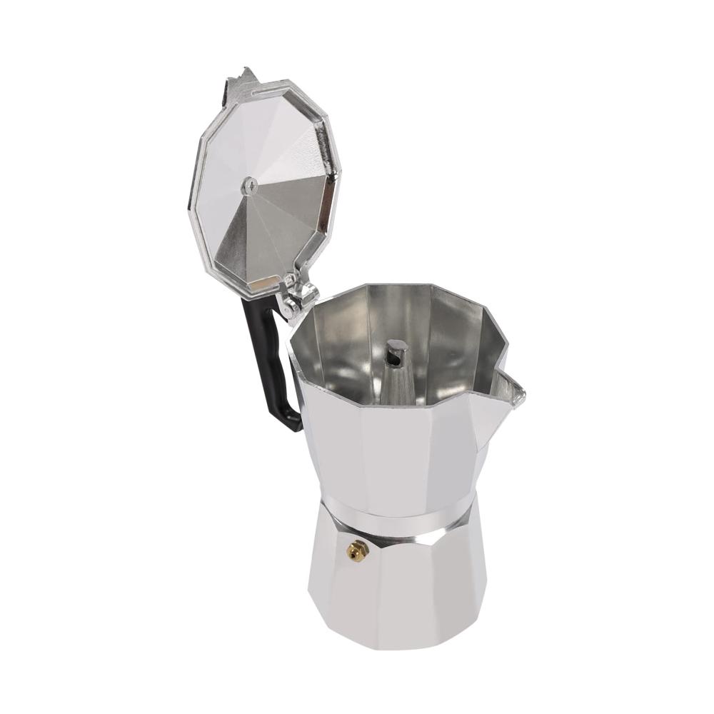 Elektrischer Espressokocher 3 Tassen - Kompakte Espresso-Maschine mit Heizplatte für perfekten Kaffee- und Teegenuss - Schnell & Einfach zu bedienen - Inklusive Moka-Kanne & Mini Kochplatte bis 200℃