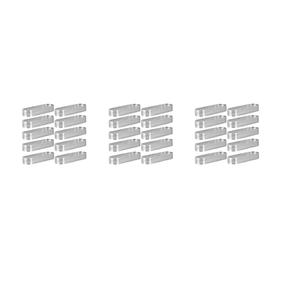 Premium Backgenuss 30er Set ovale Torten- und Gebäckringe aus rostfreiem Edelstahl - Perforierte Backringe für perfekte Kreationen ideales Zubehör für exquisites Backen und beeindruckende Törtchenformen