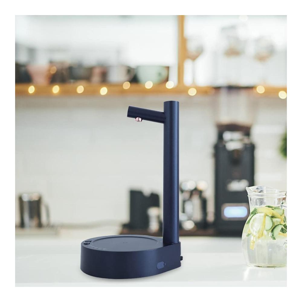 Elektrischer Kühler & Wasserspender Automatische Wasser-Gallonen-Pumpe für Büro & Zuhause. Wiederaufladbar & Desktop-Ständer inklusive. Erfrischendes Wasser auf Knopfdruck