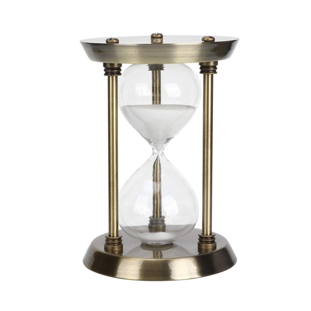 Elegante Sanduhr Eieruhr für Küche & Büro - Zeitmanagement Glas Timer Stilvolles Heimdekor & Schreibtisch Accessoire Ideales Geschenk für Freunde &