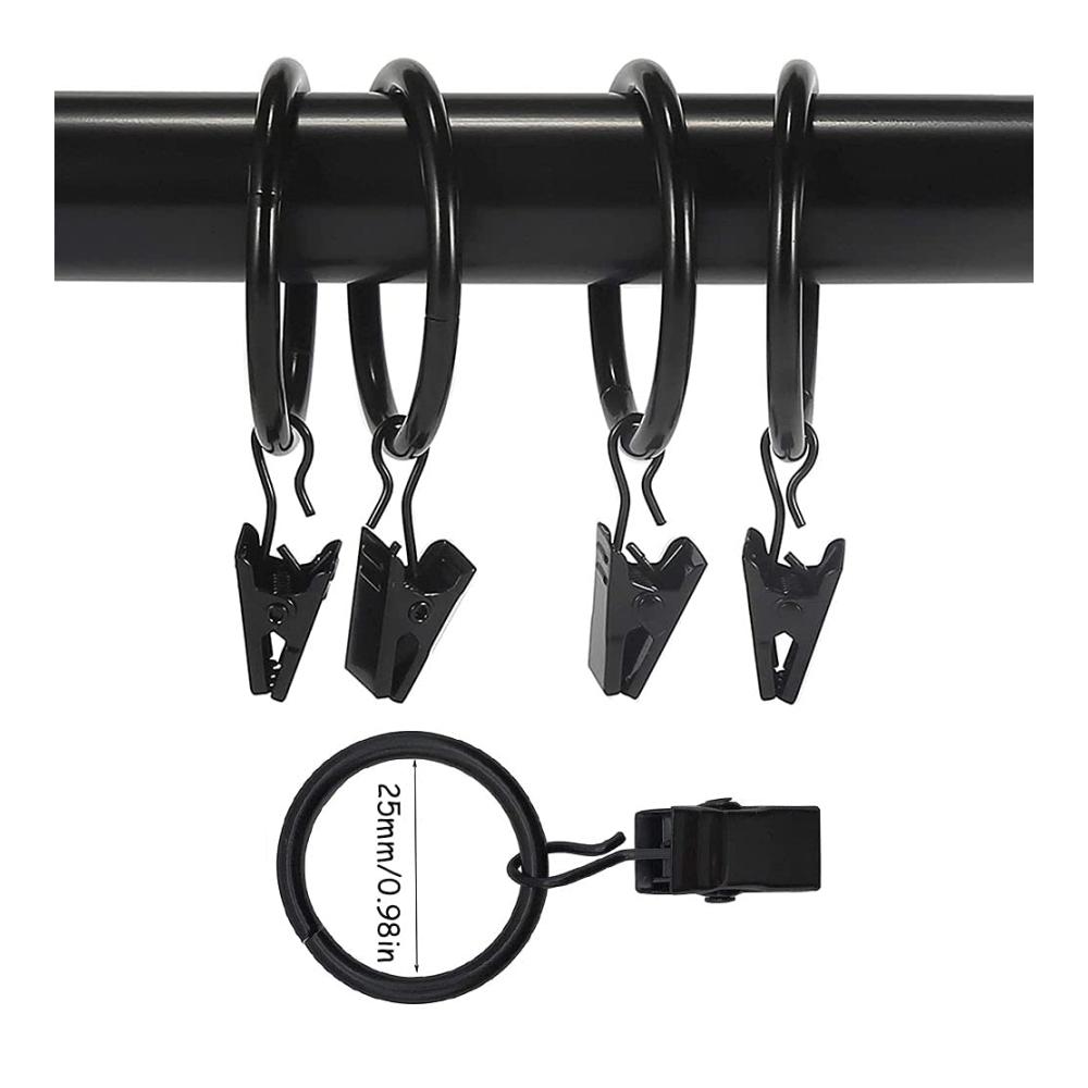 Entdecken Sie Eleganz 30 Vintage Vorhangringe mit Clipper - Metallvorhangringe für stilvolle Gardinen. Perfekt für Vorhänge und Gardinenstangen. Gardinenstangen Ring Clips für mühelose Eleganz