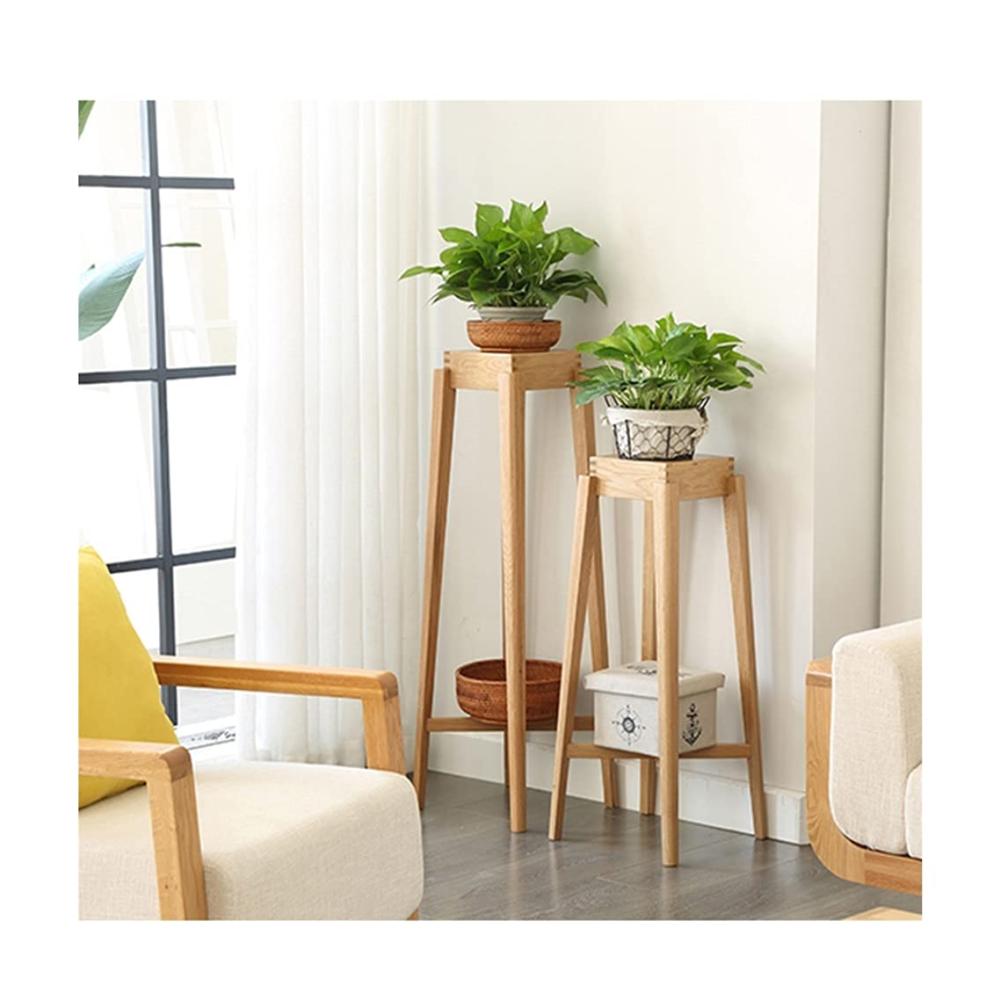 Präsentiere deine Blumen stilvoll! Holzsockel für Vasen und Pflanzenständer - Stilvoller Halter für Innen-Blumentöpfe - Dekoratives Pflanzgefäß-Display - Einzigartiger Vasenständer aus Holz für eine charmante