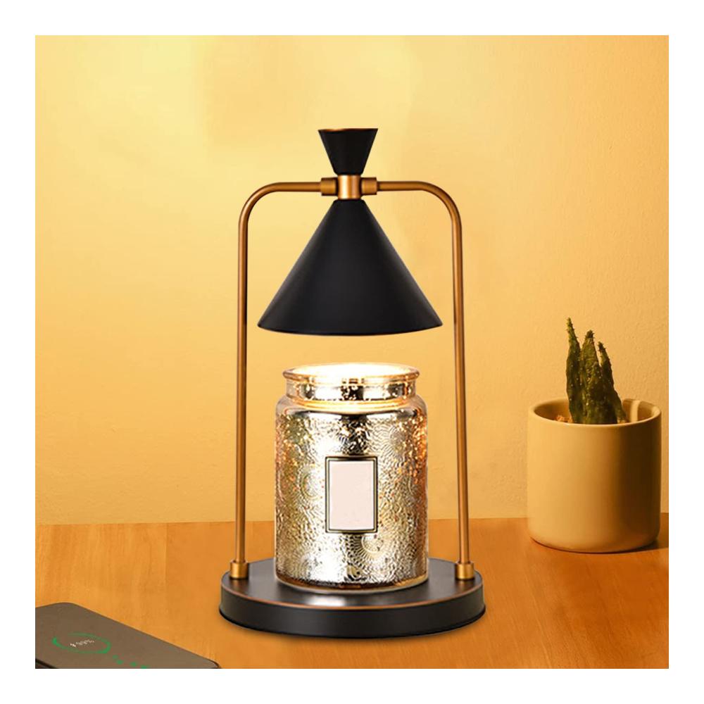 Erleben Sie wohltuende Düfte Elektrische Duftlampe mit Timer & Dimmer - Vintage Kerzenwärmer für gemütliches Ambiente & Entspannung zu Hause - Perfektes Geschenk für