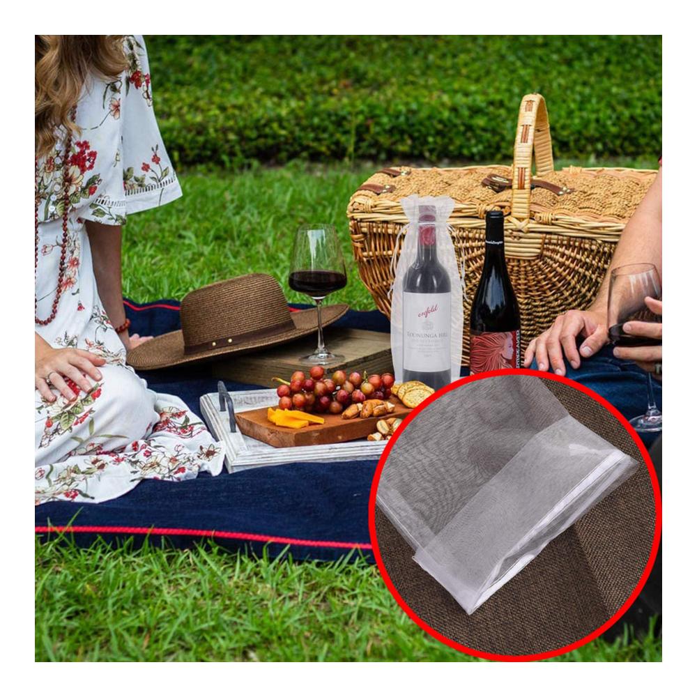Luxus Sommelier-Sets 30 Stück Weinbeutel Organza für stilvolle Weinpräsentationen - Perfekt für Hochzeiten Geburtstage & Feiern. Wein & Champagner stilvoll verpacken