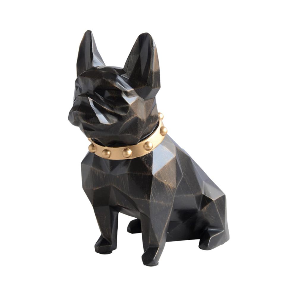 Spardosen Schwarze Französische Bulldogge Münzbank Box für Geburtstagsgeschenke - Home Decor Figur mit Münzaufbewahrungsbox