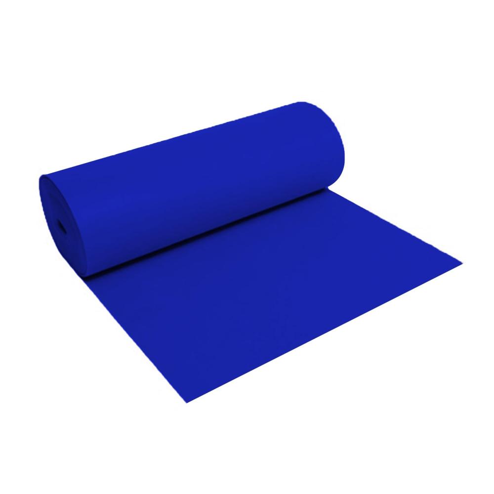 Exklusiver Gangläufer Teppich 2mm Polyester Laufteppiche Rutschfeste Blaue Hochzeitslaufwege für Kirchenzeremonien Indoor/Outdoor Dekoration | 15 * 50m