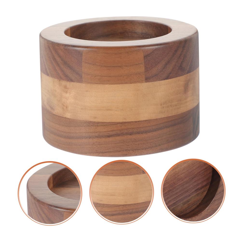 Premium Kaffeepulverständer Handgefertigter Holz-Tamper für Espresso-Liebhaber | Hochwertiger Tischkompressor für perfekten Kaffee-Genuss | Stilvoll und funkt