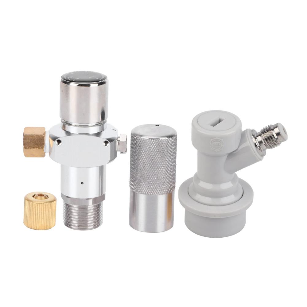 Filterkaffeemaschinen | Tragbares Stickstoff-Ladegerät aus Aluminiumlegierung für hausgebrauten Kaffee | Mit Gasball-Lock-Stickstoffregler |