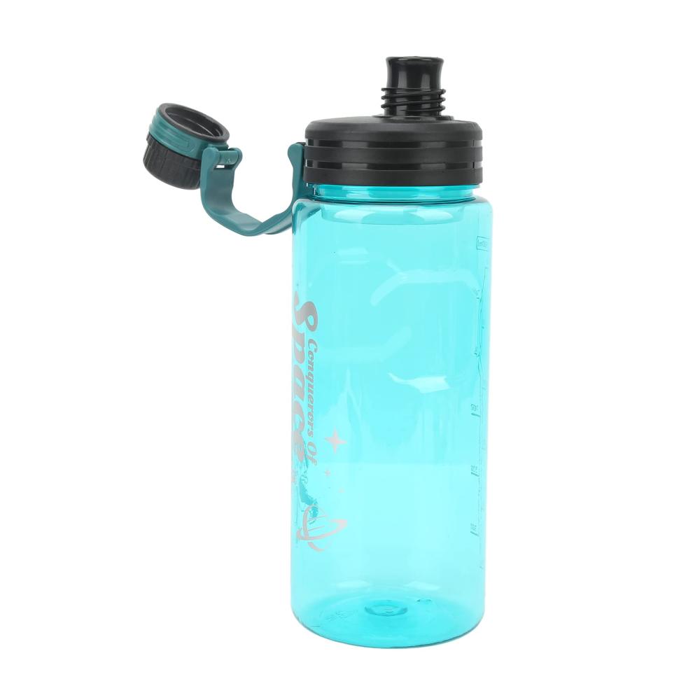 Erfrische deinen Durst unterwegs! Serlium Sportwasserflasche - 1500 ml Großes Fassungsvermögen Lebensmittelechtes PC-Material Trinkskala - Ideal für Fitnessstudio Radfahren und Laufen (Grün) - Tassen & Becher
