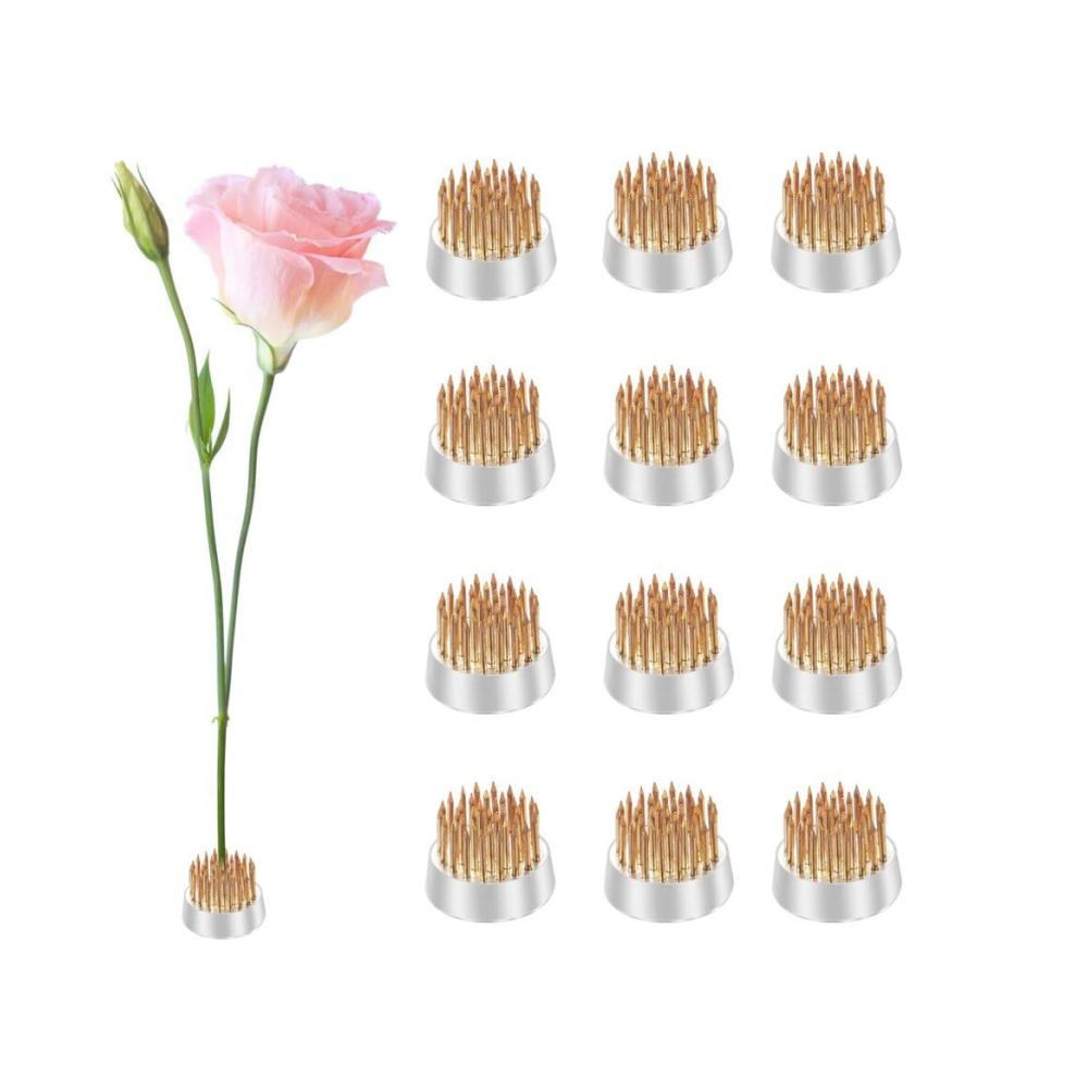 Mini-Blumen-Igel 12 Stück 2-3 cm Blumenfrosch-Design Perfekt für Tafelaufsatz Deko & Handwerk Robuste Werkzeuge für kreative Arrangements & Geschen