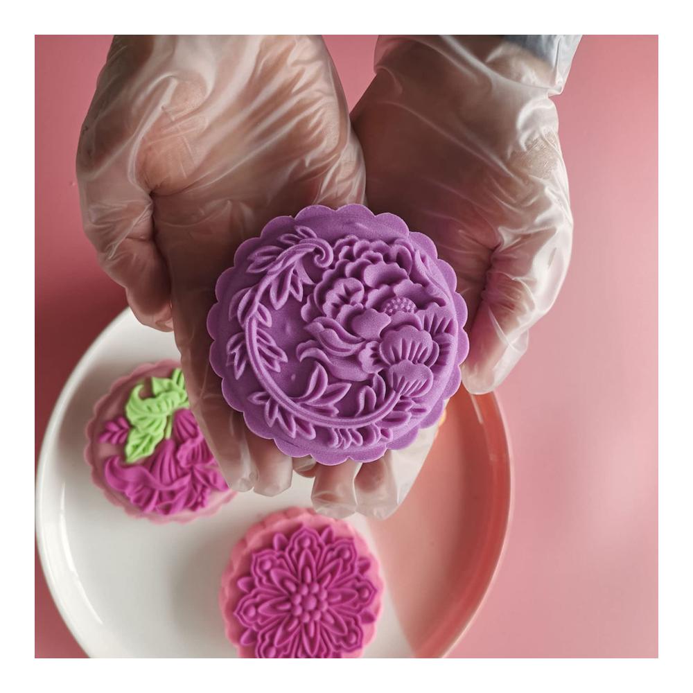Premium Gebäckpresse Zubehör - Kreative 3D-Mondkuchenform Handpresse mit Traubenmuster - Leicht zu bedienen - Ideales Werkzeug für köstliche Kreationen