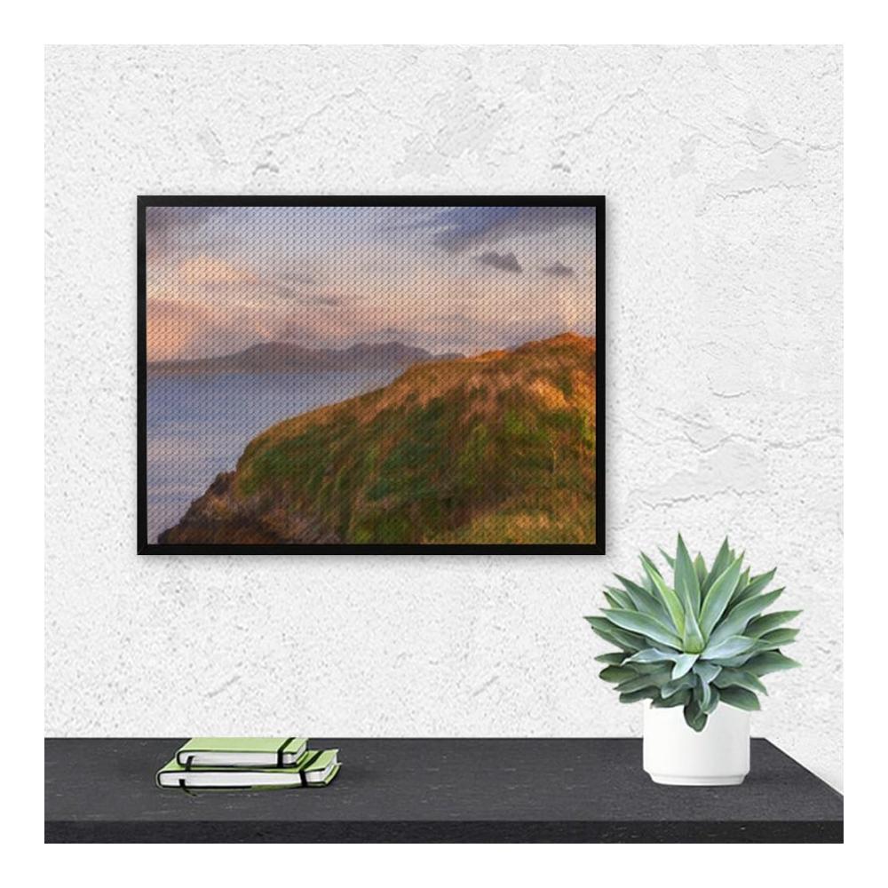 Erleben Sie kreative Freiheit mit unseren hochwertigen Malen-nach-Zahlen-Kits – Digitales Ölgemälde für Erwachsene Klassische Retro-Landschaft DIY-Set auf Leinwand mit Blumenmotiven. Perfektes Kinder- und Anfänger-Malset 406 x 508 cm. Bringen Sie Ihre Kunst zum Leben