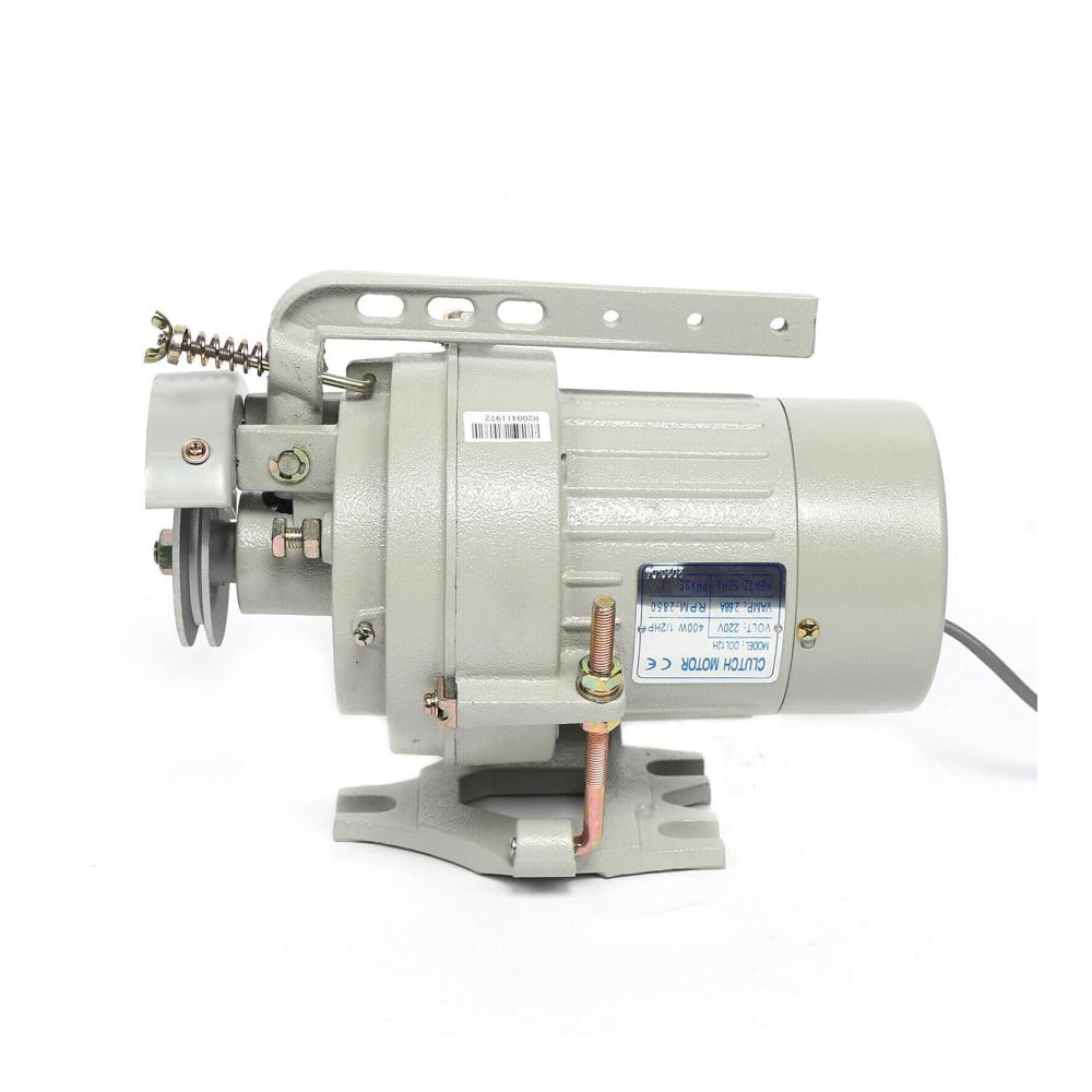 Entdecken Sie Präzision mit unseren Nähmaschinenaufsätzen - Kupplungsmotor Einphasig 250W/400W. Perfekt für Industrienähmaschinen und Vintage-Anwendungen. Leistungsstark mit 2850U/min bei 220V (400W). Machen Sie Nähen eff