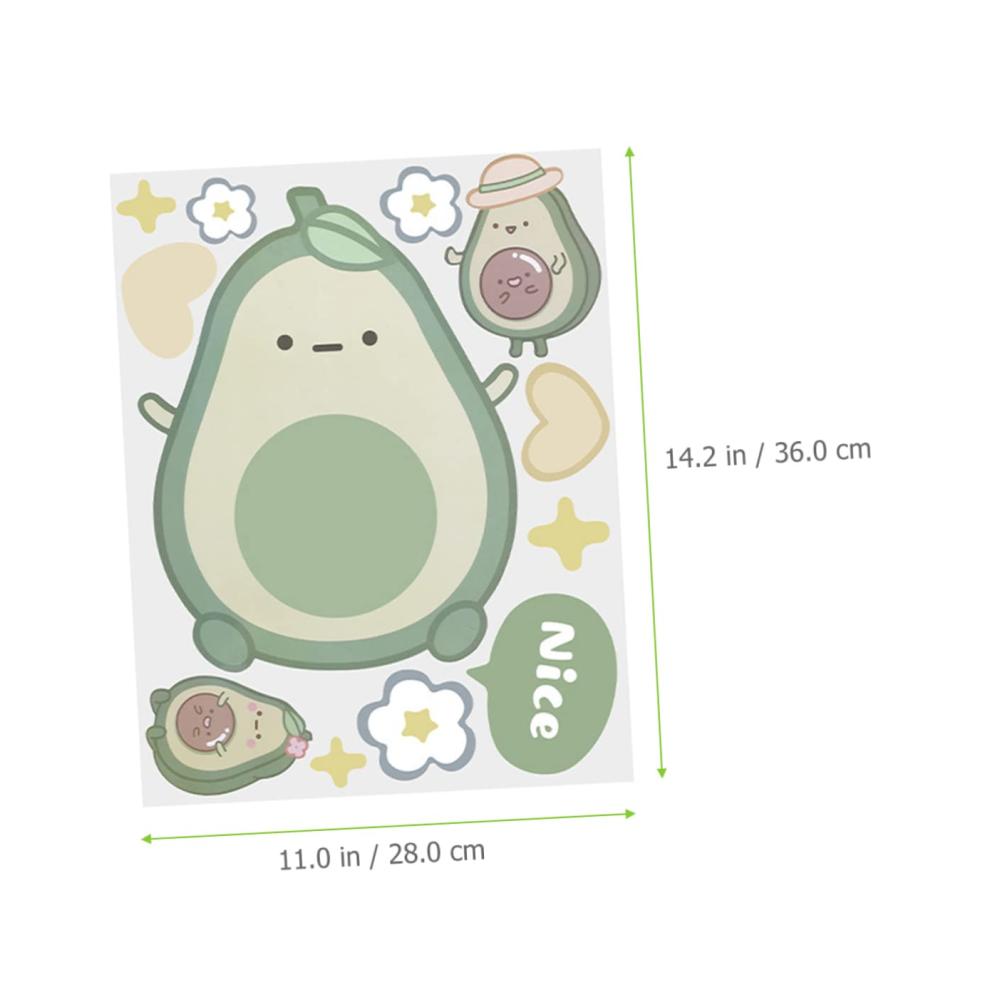 Magnetische Vielfalt 24 Avocado-Frischmacher Magnete für Kühlschrank Obst & Spaß – Dekorative Wandaufkleber Kinderlieblinge Lebensmittel-Highlights