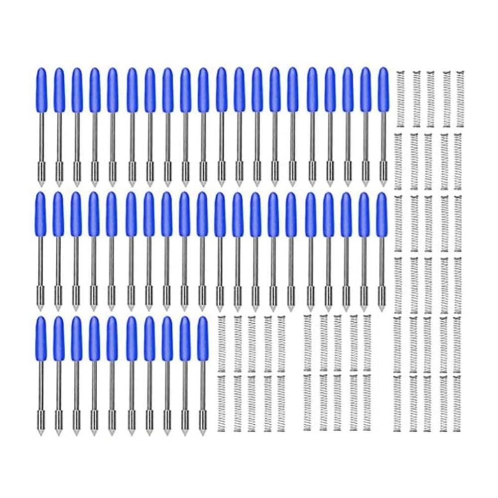 Selbstschärfende Ersatzklingen für präzises Stanzen - 50 Stück 60 Grad Vinyl Cutter Plotter Klingen. Optimiert für Graphtec CB09U CB09 Miniatur Schneiden Messer Hersteller. Langlebig und präzise für professionelle Ergebnisse