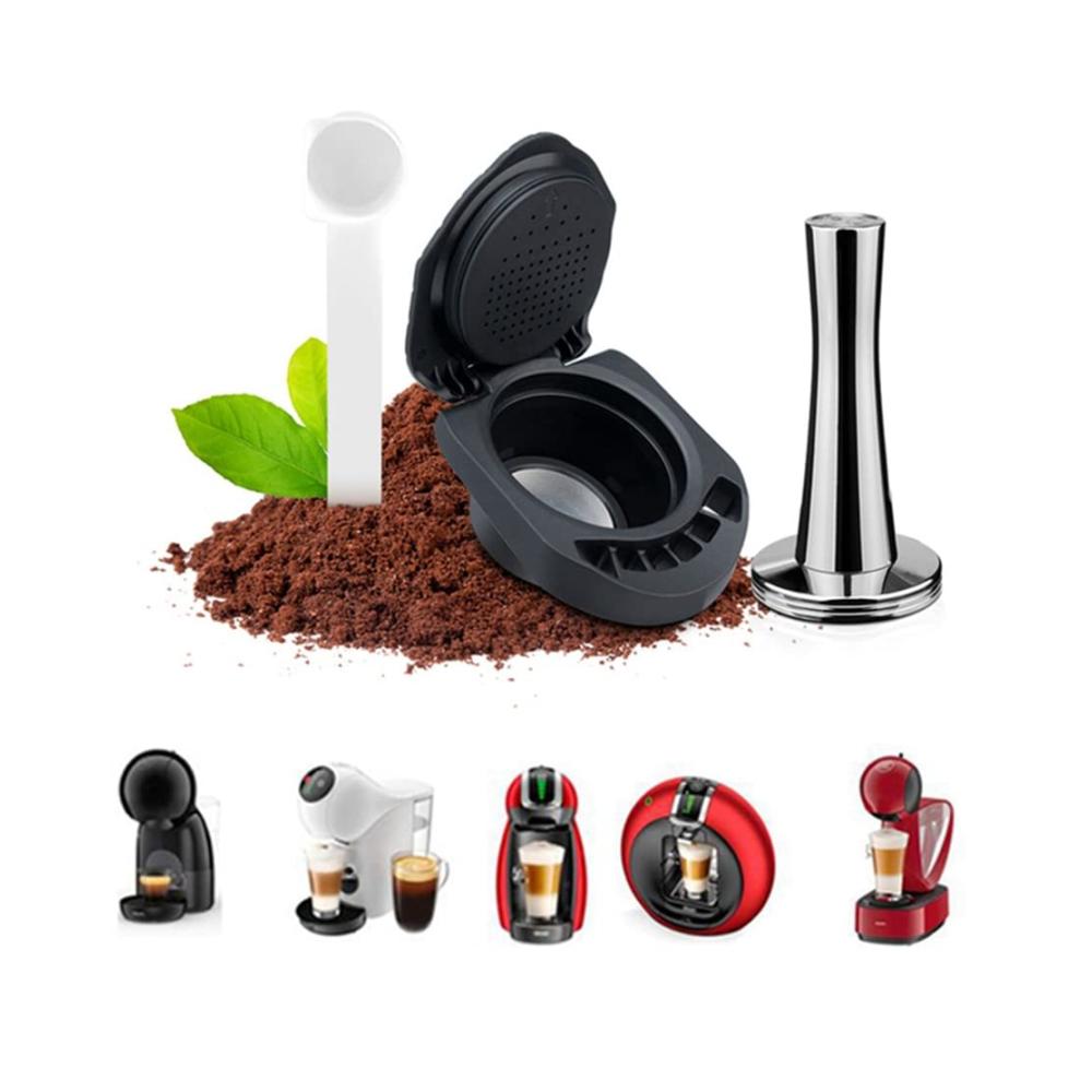 Entdecken Sie den Komfort mit unserem Mehrwegfilter Zweiteiliger Anzugsadapter für Wiederverwendbaren Nachfüllbaren Espresso-Kaffee - Innovatives Design für den perfekten Kaffeegenuss zu jeder Zeit! Nachhaltigkeit trifft auf exquisiten Geschmack