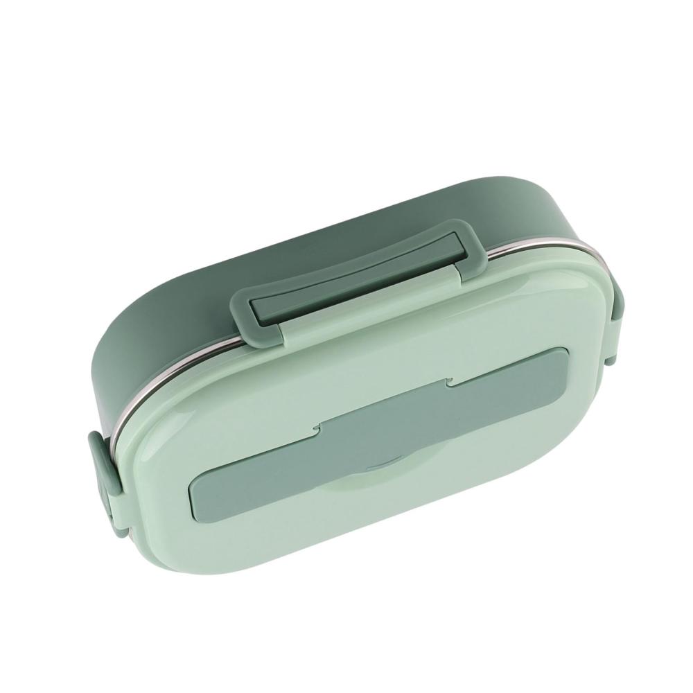 Entdecken Sie die Innovation Premium Edelstahl Bento Boxen Set mit Auslaufschutz | Inklusive Löffel und Essstäbchen | Tragbare Lunchbox für Schüler und Erwachsene | 4-Gitter Design mit Tropfsuppenschüssel für ultimative Mahlzeitenvielfalt