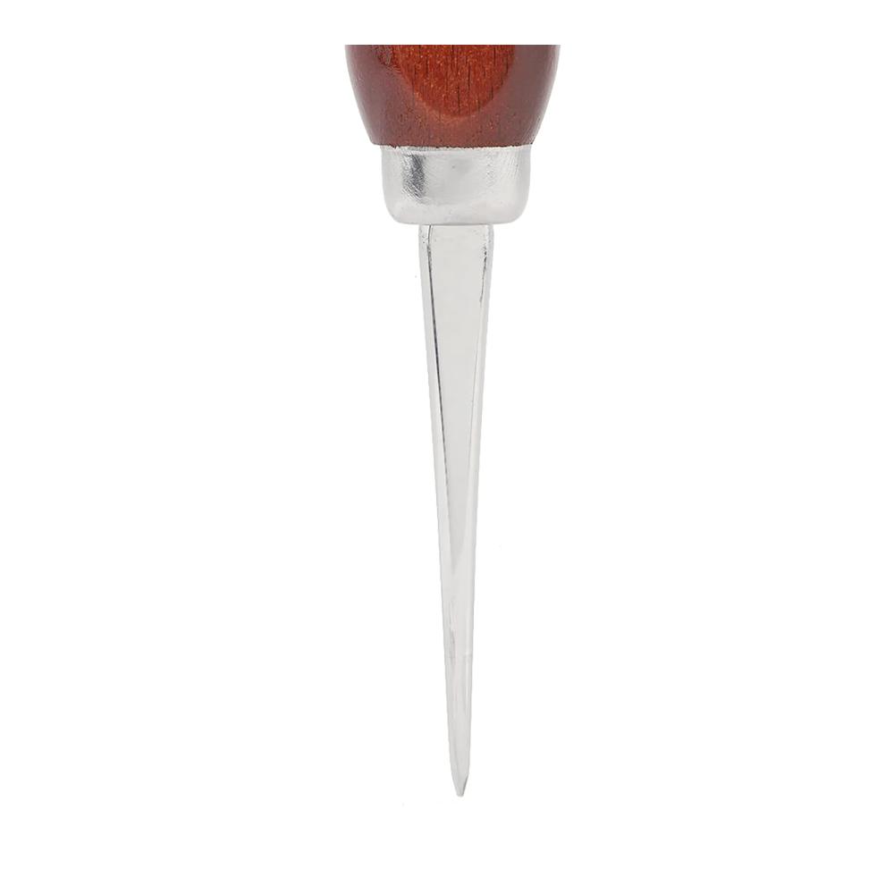 Edelstahl Eiscrusher & Barzubehör Set - Hochleistungs Eispickel mit Sicherheitsgriff 17cm Länge Ergonomischer Holzgriff für müheloses Eisschneiden. Perfekte Ergänzung für jede Bar - Schnell scharf rostfrei
