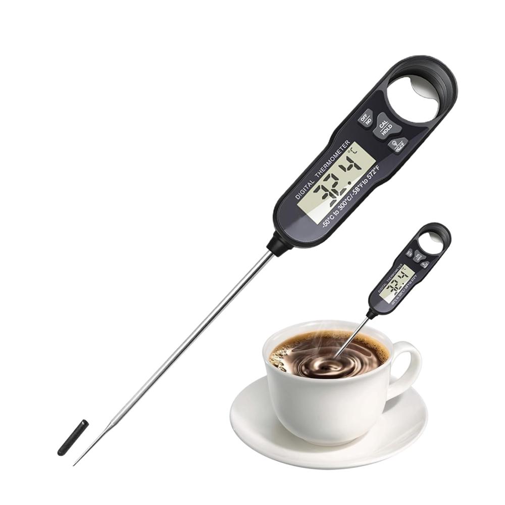 Digitales Bratenthermometer Präziser Kochgenuss mit sofort ablesbarem Thermographen | Perfektes Grillen für Outdoor & Indoor | Kochutensilien für Braten Truthahn Fisch & Lamm