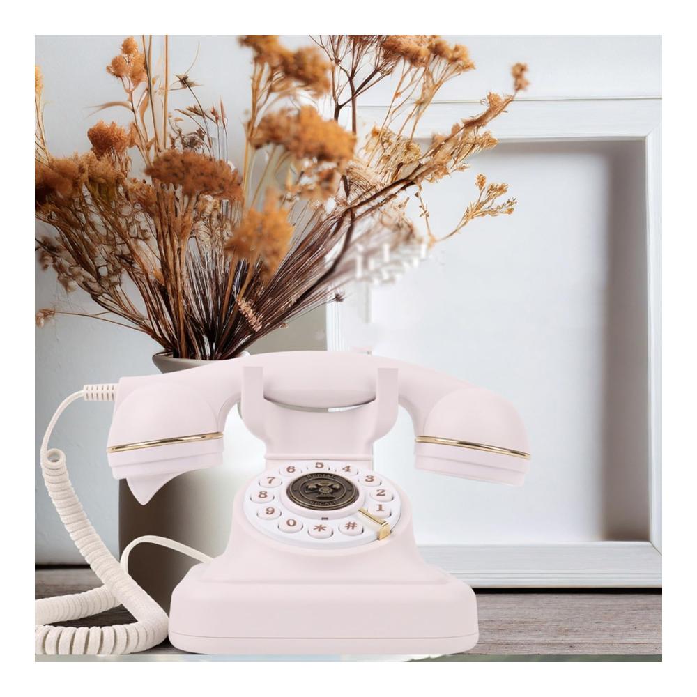 Empfang Hochzeitstelefon Klassischer Phonograph für Hochzeitssegen und -nachrichten | Tischtelefon mit Audio-Gästebuchfunktion für Heimdekoration und Büro