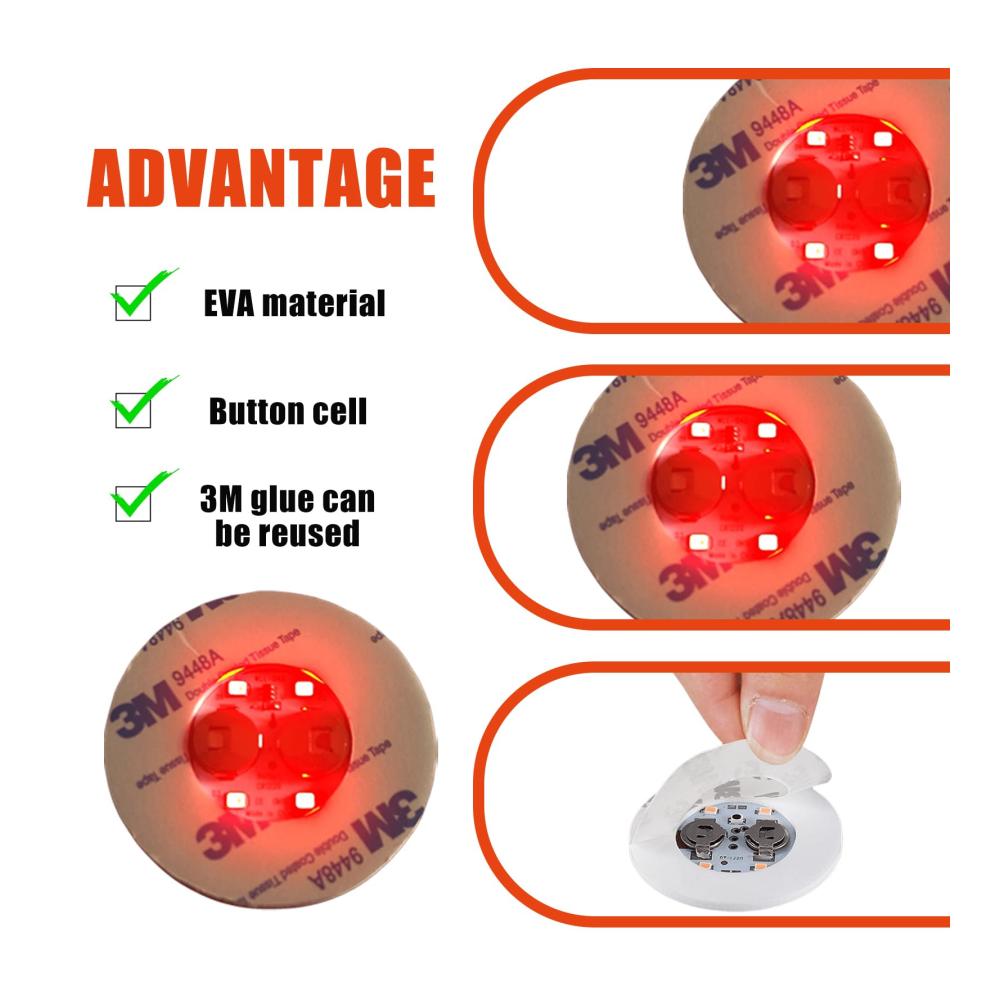 30er Set LED Untersetzer | Selbstklebende Leuchtsticker für Getränke | Bunte Lichter für Gläser Flaschen | Perfekt für Partys Hochzeiten Weihnachten